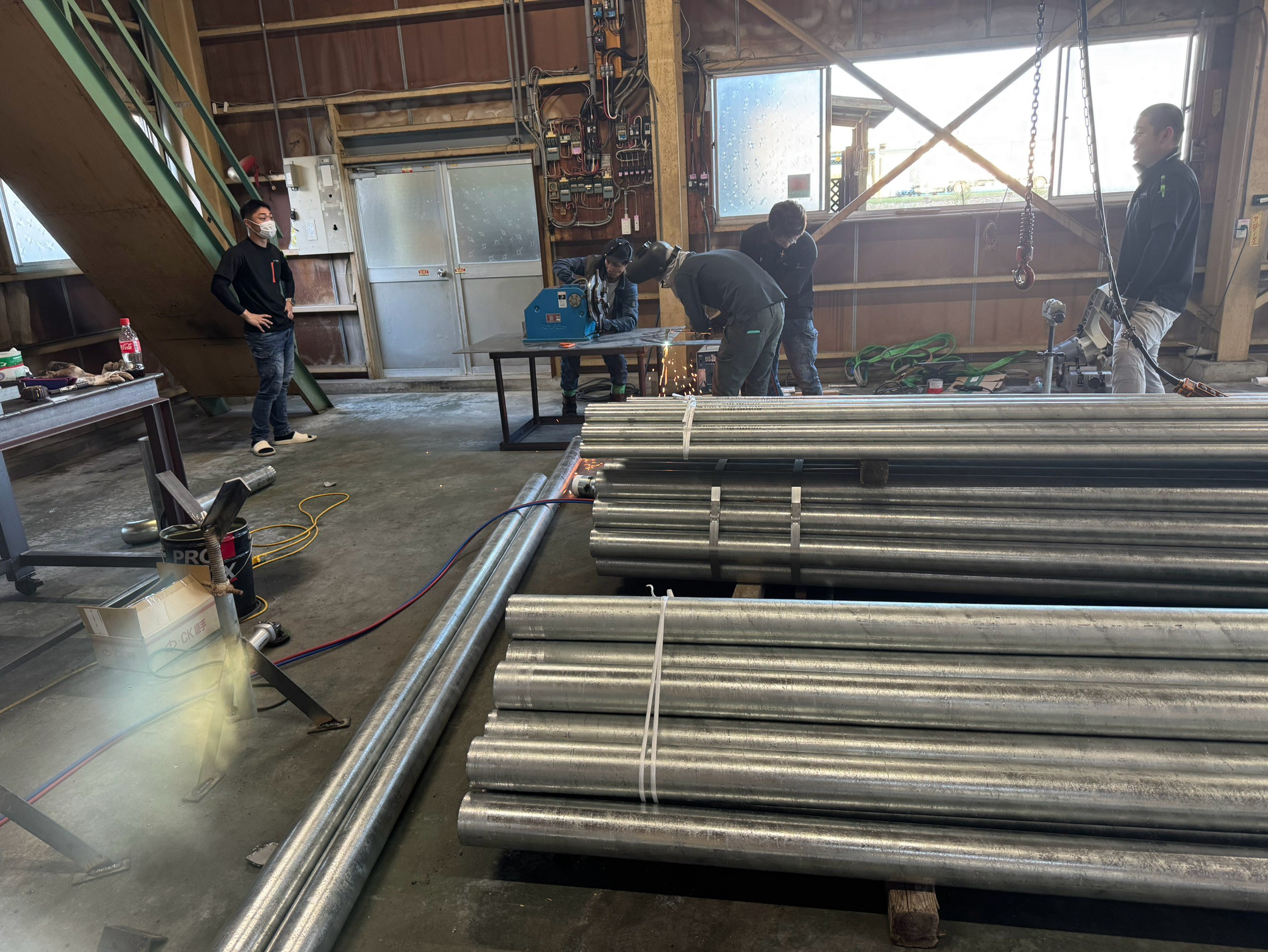 桑名工場内の様子